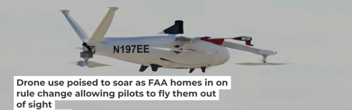 Companies large and small are gearing up to deliver packages to you via drone. AP Photo/Charlie Riedel